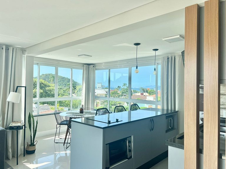 Paraíso! Linda cobertura com vista 360°!