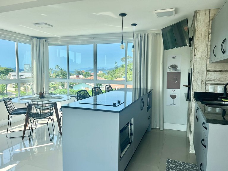 Paraíso! Linda cobertura com vista 360°!