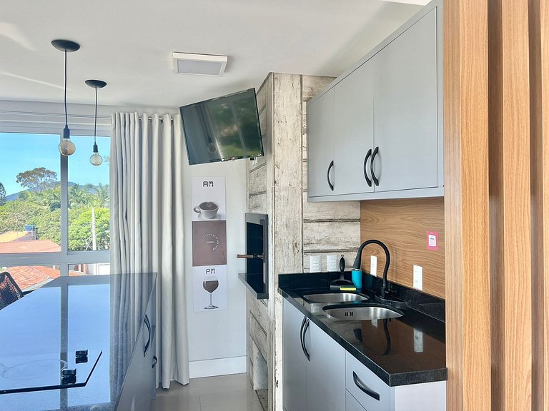 Paraíso! Linda cobertura com vista 360°!