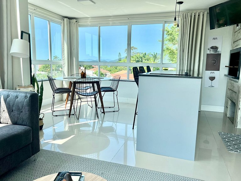 Paraíso! Linda cobertura com vista 360°!