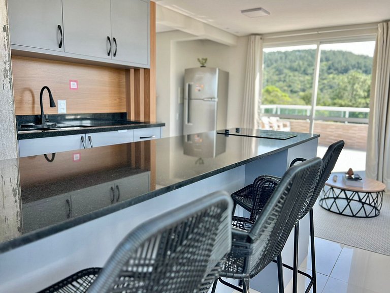 Paraíso! Linda cobertura com vista 360°!