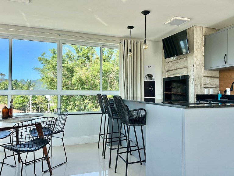 Paraíso! Linda cobertura com vista 360°!