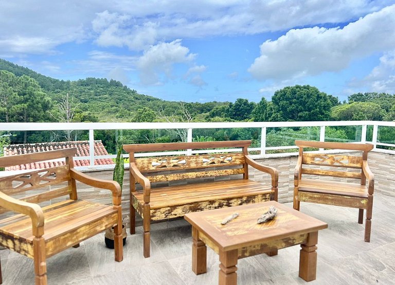 Paraíso! Linda cobertura com vista 360°!