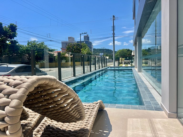 Vista MAR! Apto com vista incrível na Praia Grande! PO03I