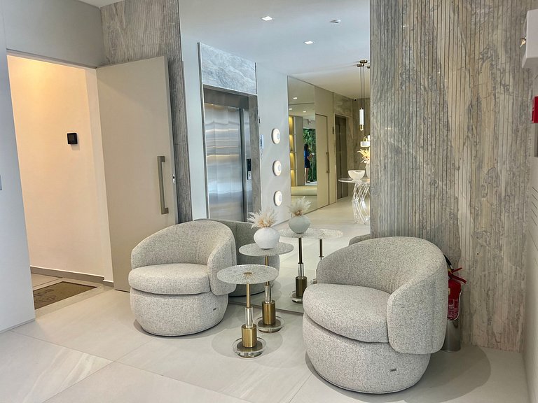 Vista MAR! Vista incrível na Praia Grande! PO03I