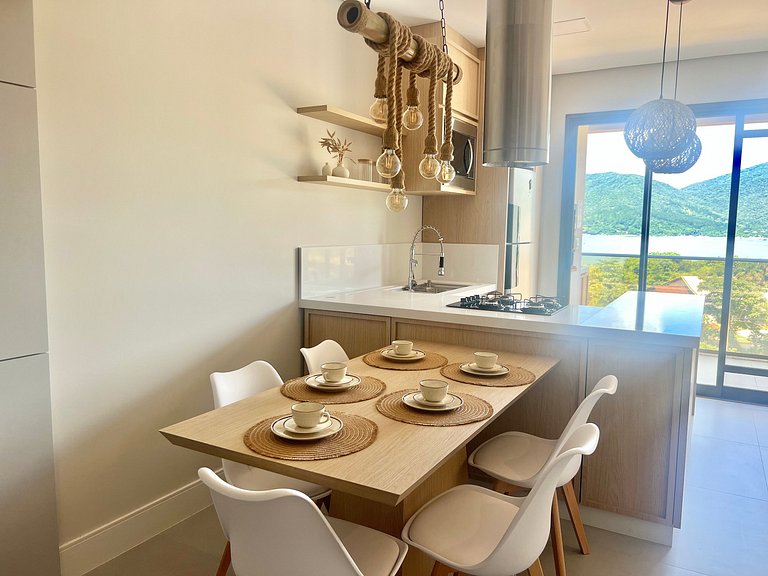 Vista MAR! Vista incrível na Praia Grande! PO03I