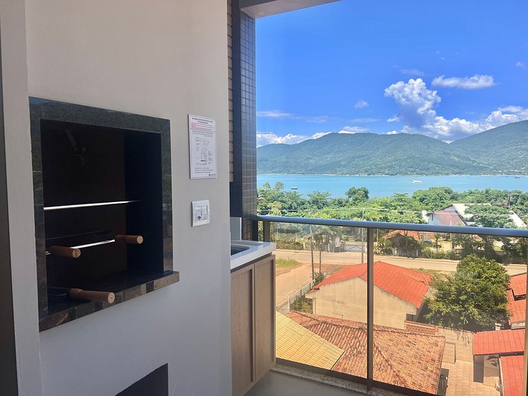 Vista MAR! Apto com vista incrível na Praia Grande! PO03I