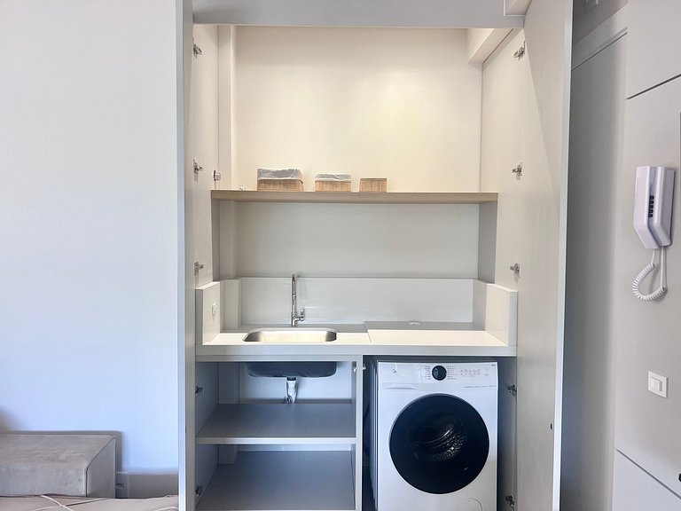 Vista MAR! Vista incrível na Praia Grande! PO03I