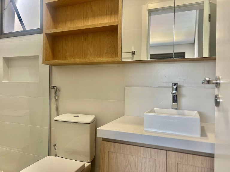 Vista MAR! Vista incrível na Praia Grande! PO03I