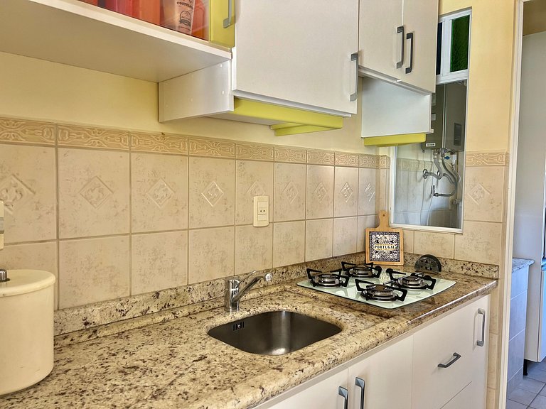 Maravilhoso! Apartamento a 70m do mar - XP01I