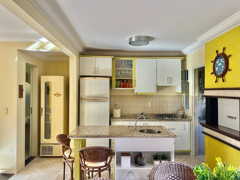 Maravilhoso! Apartamento a 70m do mar - XP01I