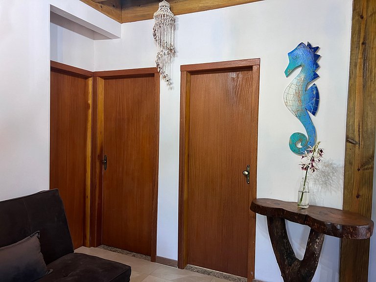 Espetacular! Casa vista mar e montanha! BD01J