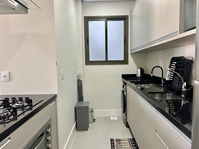 Lindo! Apto na Praia Grande. BC01J