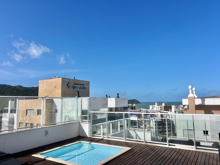 Apto! piscina vista mar na praia de Palmas - CC01J