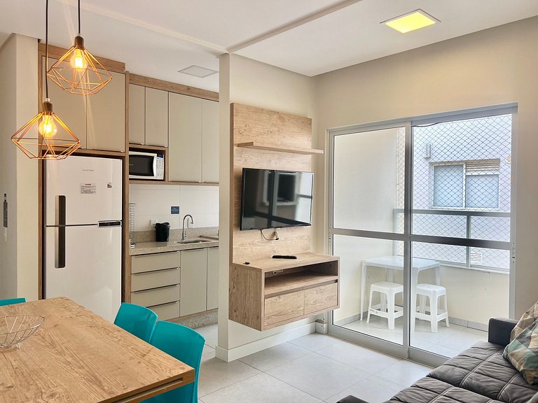 Lindo! Apto com piscina na praia de Palmas - CI02J