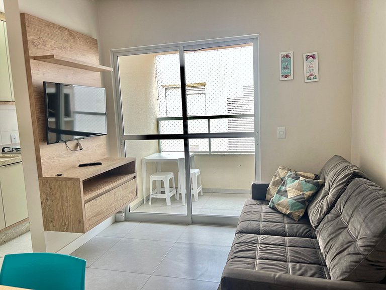 Lindo! Apto com piscina na praia de Palmas - CI02J