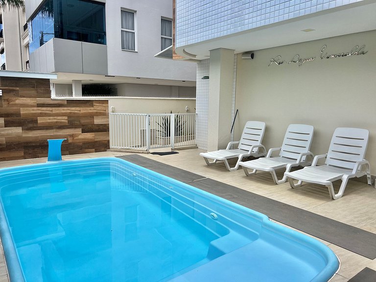 Lindo! Apto com piscina na praia de Palmas - CI02J