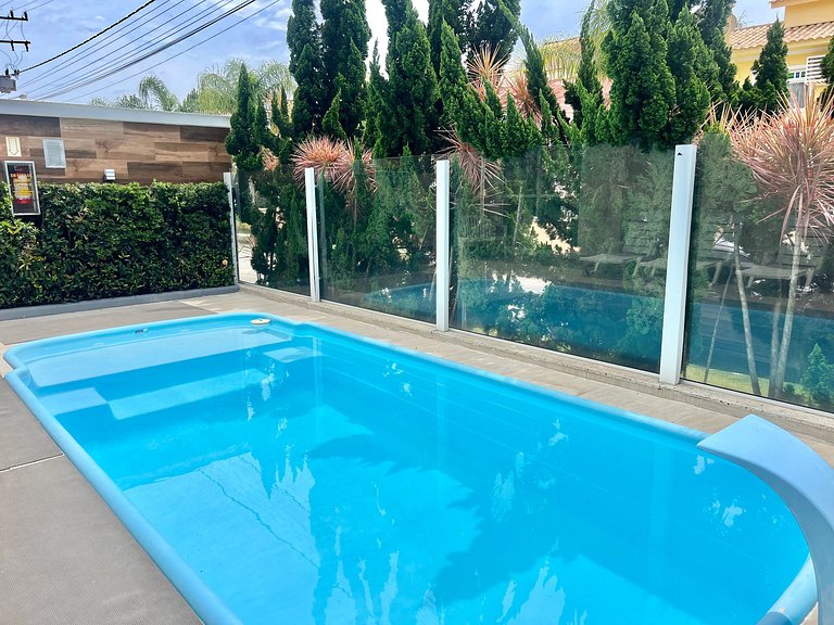 Lindo! Apto com piscina na praia de Palmas - CI02J