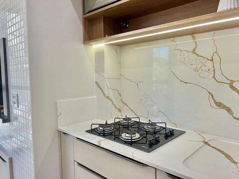 Maravilhoso! Apto na Praia Grande! CD01J