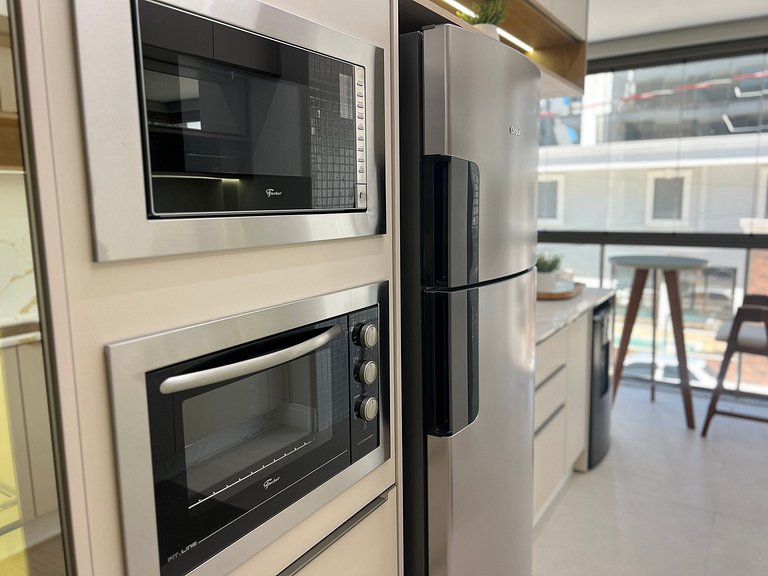 Maravilhoso! Apto na Praia Grande! CD01J