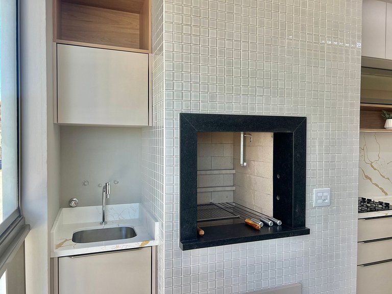 Maravilhoso! Apto na Praia Grande! CD01J