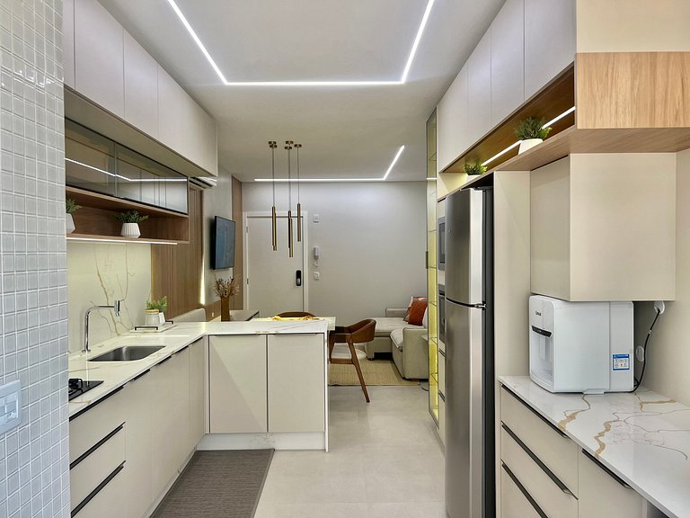 Maravilhoso! Apto na Praia Grande! CD01J