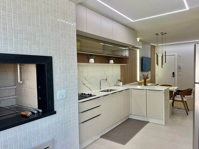 Maravilhoso! Apto na Praia Grande! CD01J