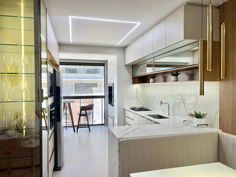 Maravilhoso! Apto na Praia Grande! CD01J