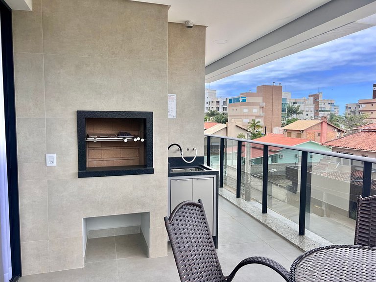 Lindo! Apto com piscina na Praia de Palmas. DK02J