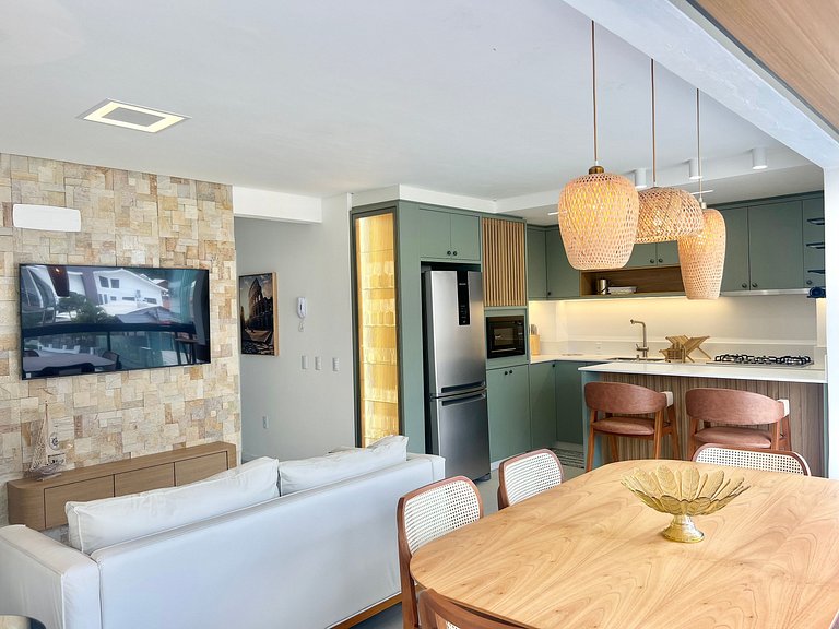 Perfeito! Apto na Praia de Palmas! - DR01J