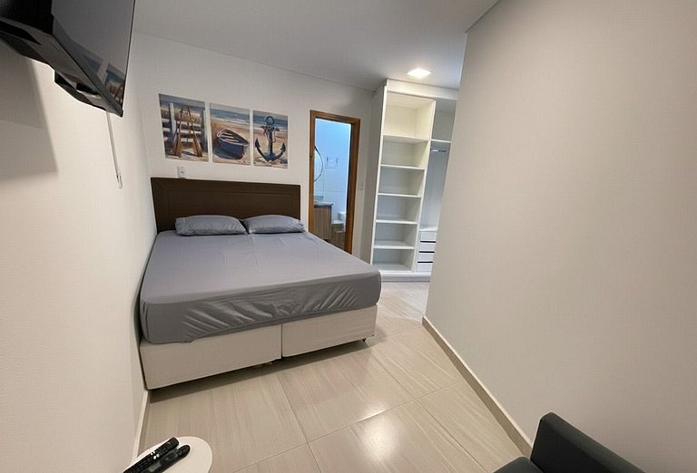 Aconchegante! Studio na Fazenda da Armação! DE02J