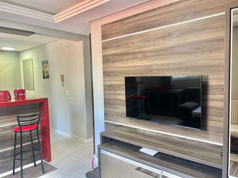 Aconchegante! Apto na Praia de Palmas. DR02J