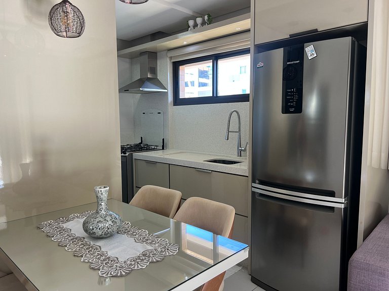 Perfeito! Apto na Praia de Palmas! - DK01J