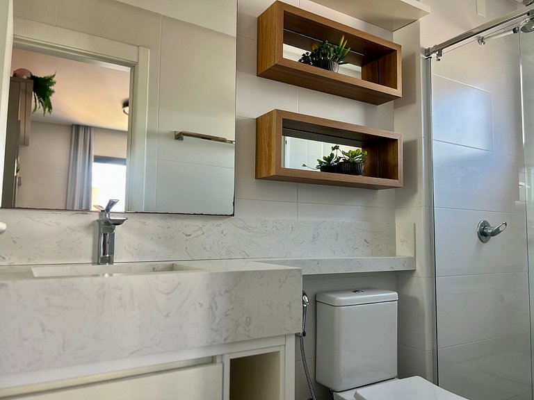 Perfeito! Apto na Praia de Palmas! - DK01J