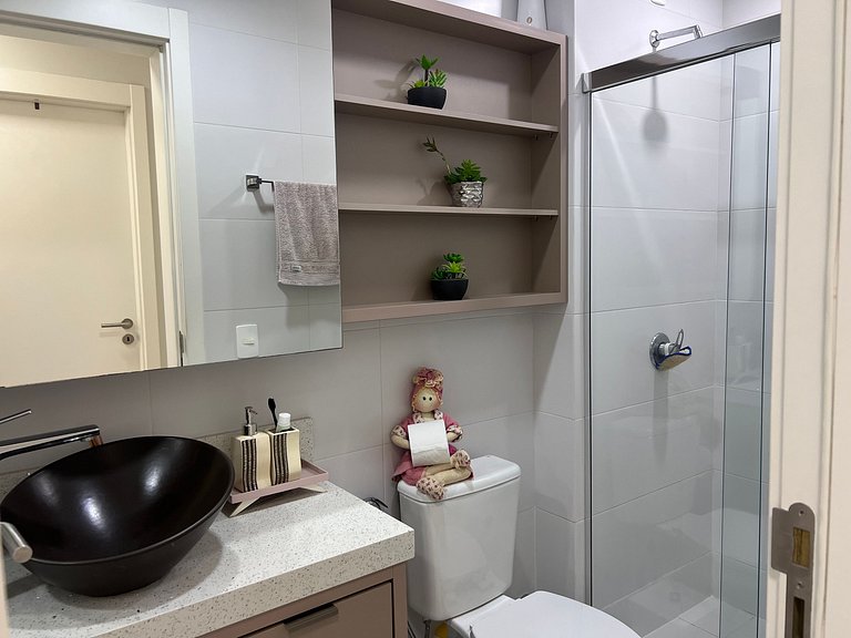 Perfeito! Apto na Praia de Palmas! - DK01J