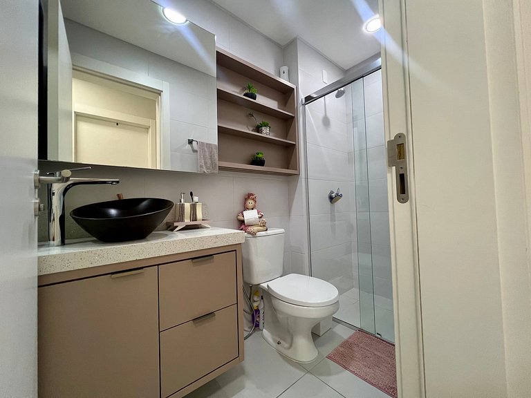 Perfeito! Apto na Praia de Palmas! - DK01J