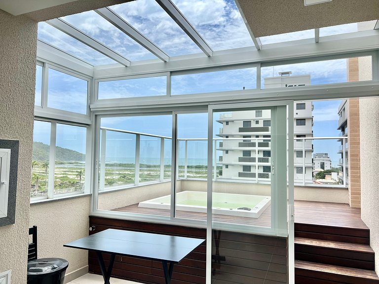 Perfeita! Cobertura com jacuzzi vista mar! - DS02J