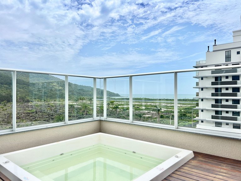 Perfeita! Cobertura com jacuzzi vista mar! - DS02J