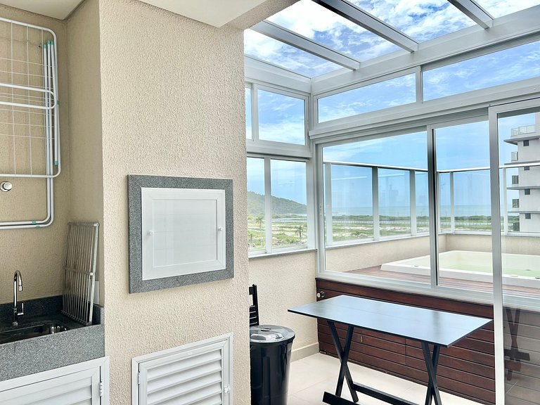 Perfeita! Cobertura com jacuzzi vista mar! - DS02J