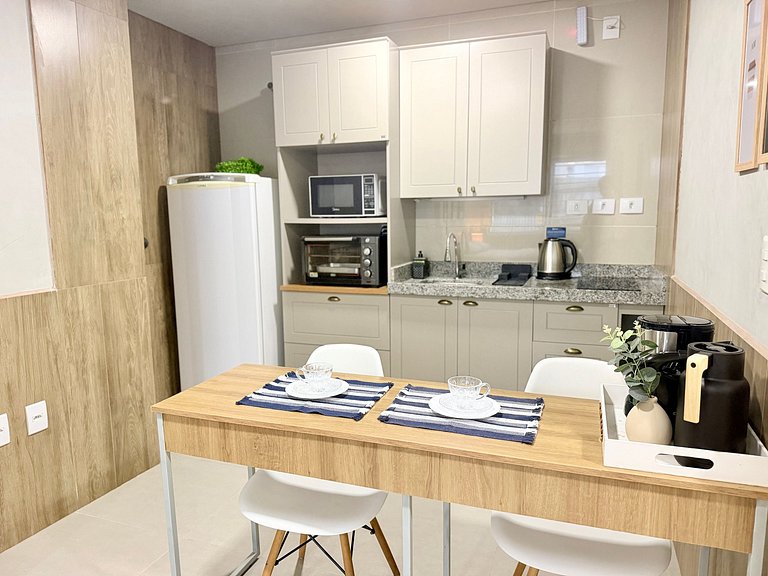 Econômico! Studio Flat à 250m do mar! OV01J